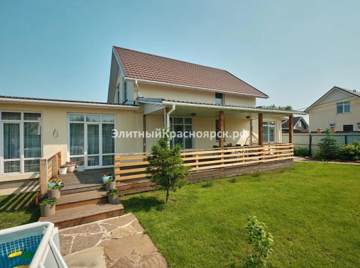 Загородный дом п. Емельяново цена 20000000.00