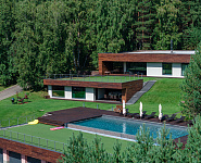 Ультрасовременный коттедж в стиле Hi-tech рядом Ультрасовременный коттедж в стиле Hi-tech рядом