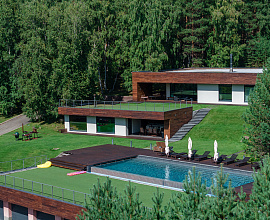 Ультрасовременный коттедж в стиле Hi-tech рядом район Ультрасовременный коттедж в стиле Hi-tech рядом район